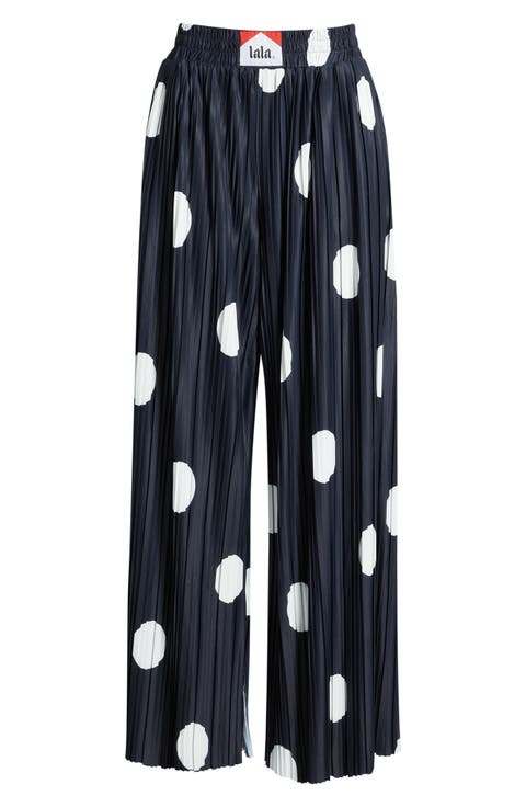 Total Knockout Plissé Dot Pants