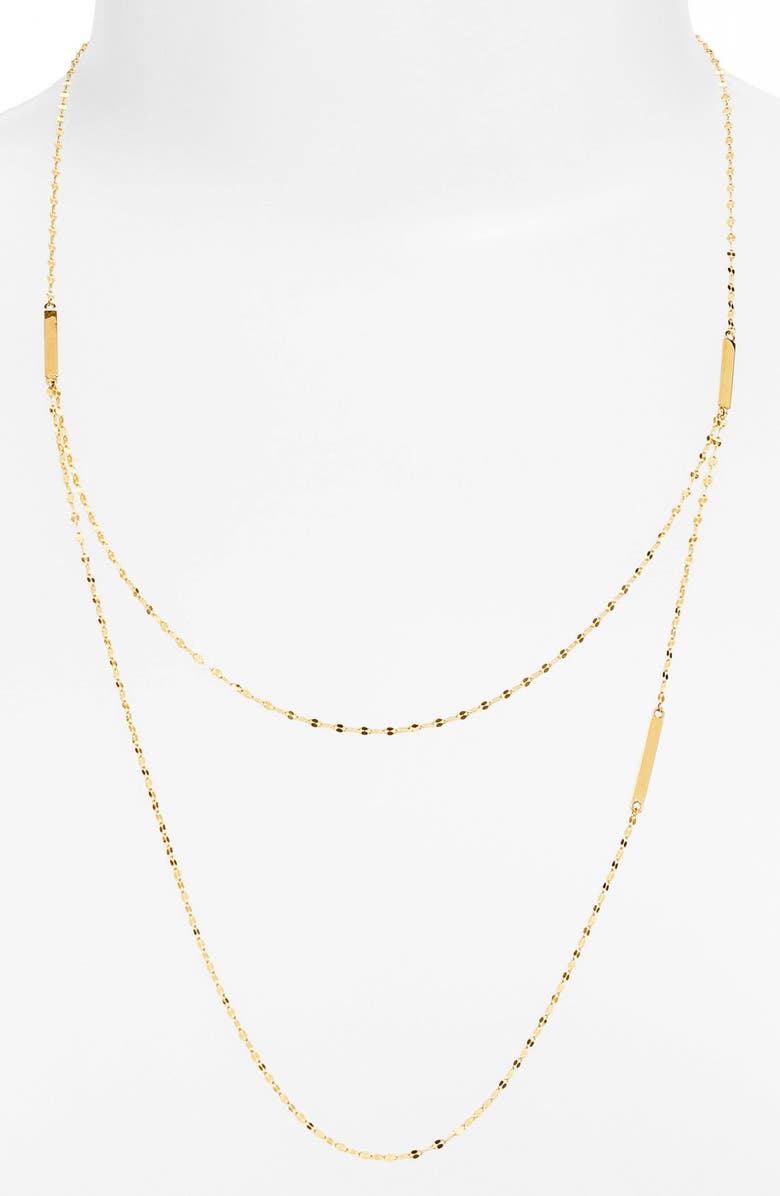 LANA Jewelry Tri Bar Necklace, Main, color,