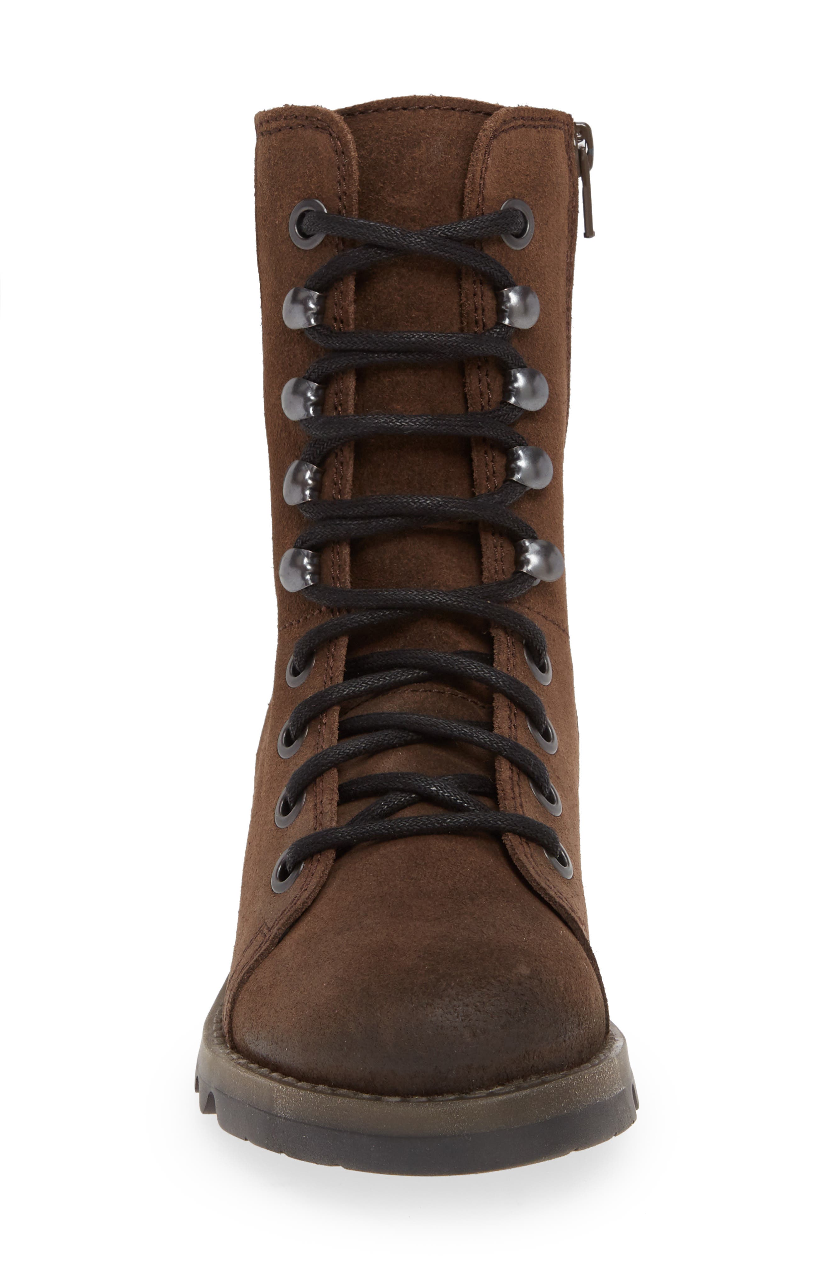 Same Lace-Up Boot, Alternate, color, BROWN LEATHER