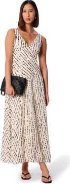 Whistles Dashed Spot Dobby Maxi Dress