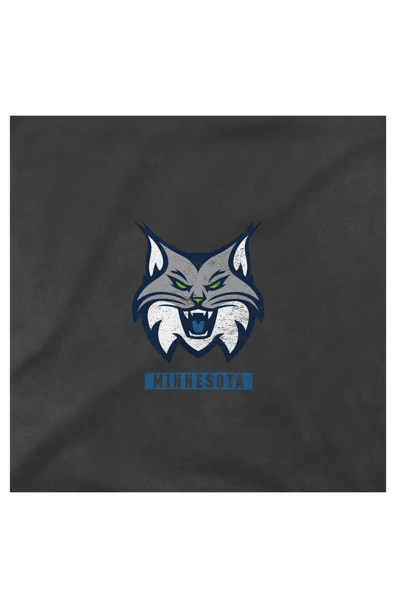 Stadium Essentials Unisex Stadium Essentials Heather Black Minnesota Lynx Relaxed Fit Big Shot Vintage Wash T-Shirt, Alternate, color, Heather Black