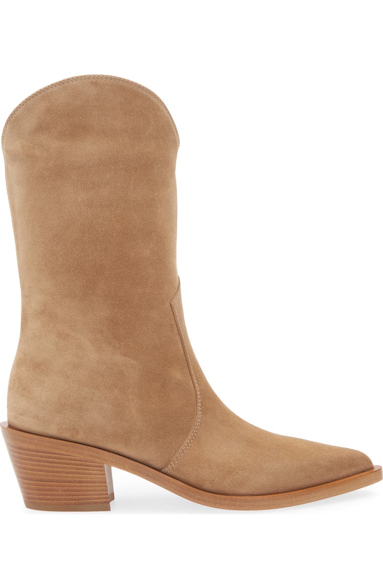 Gianvito Rossi Pointed Toe Western Boot, Alternate, color,