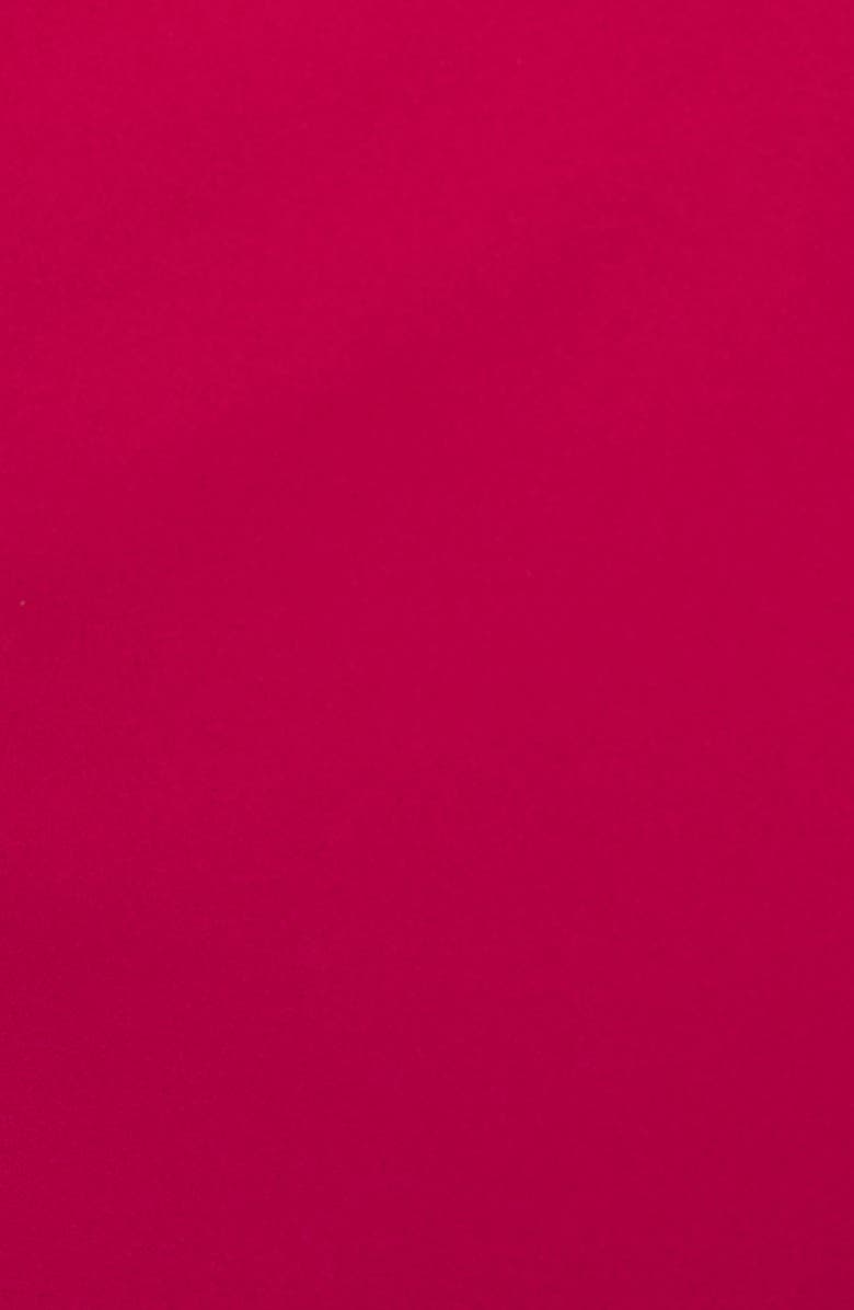 Adrianna Papell Draped Stretch Crepe Sheath Dress, Alternate, color, Brilliant Rose