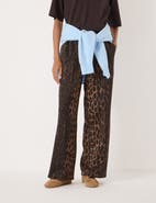 Hush Harison Animal Print Side Stripe Joggers