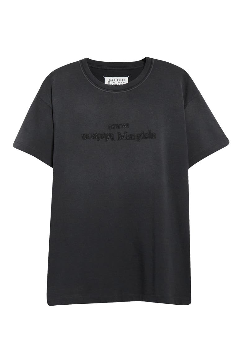 Reverse Logo Cotton Jersey T-Shirt, Alternate, color, WASHED BLACK