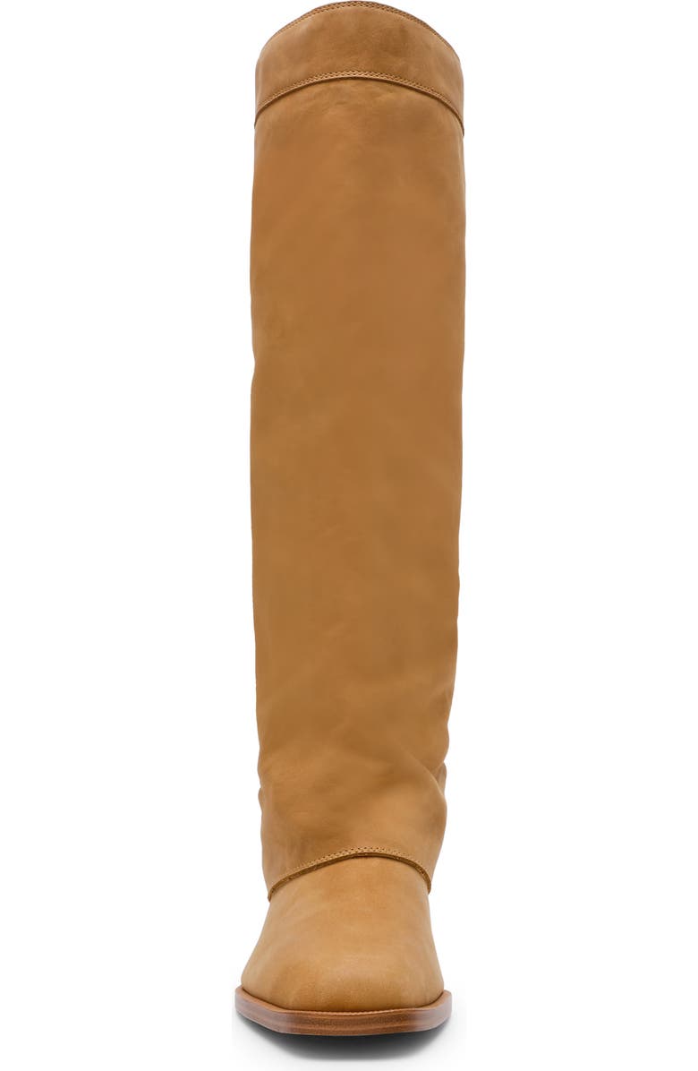 Steve Madden Winnick Foldover Knee High Boot, Alternate, color, Banana Leather