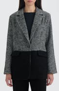 NVLT Tweed Colorblock Blazer