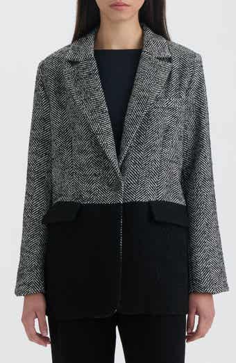 NVLT Tweed Colorblock Blazer