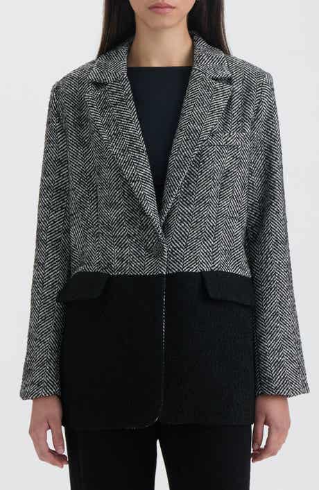 NVLT Tweed Colorblock Blazer