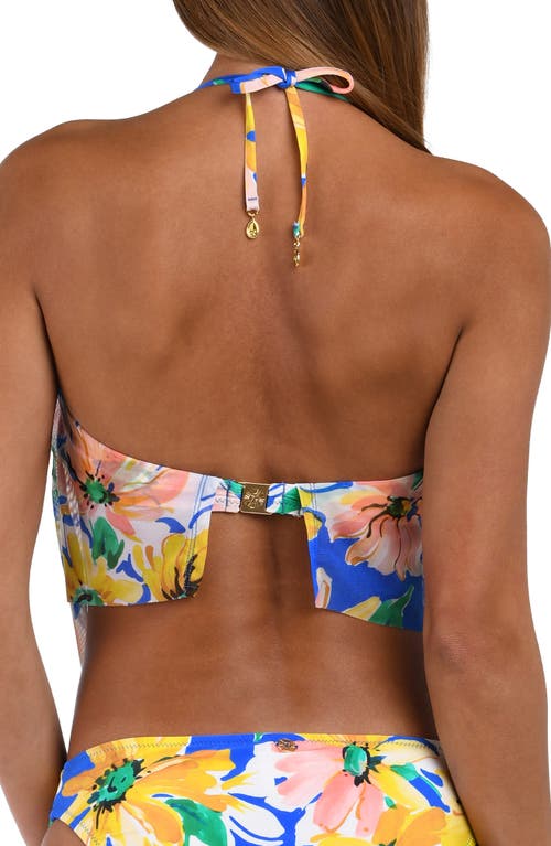 Sunshine 79 Sunflower Cowl-neck Midkini Swim Top