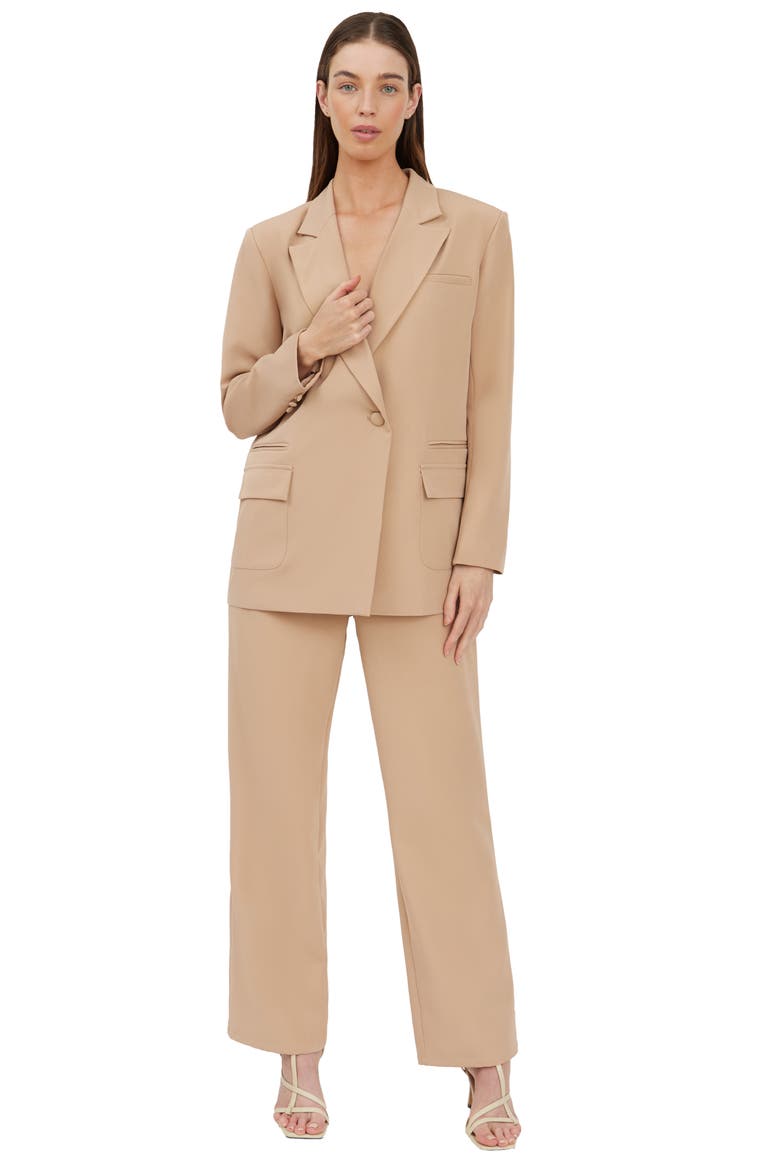 Lindsay Oversize Blazer, Alternate, color, BEIGE