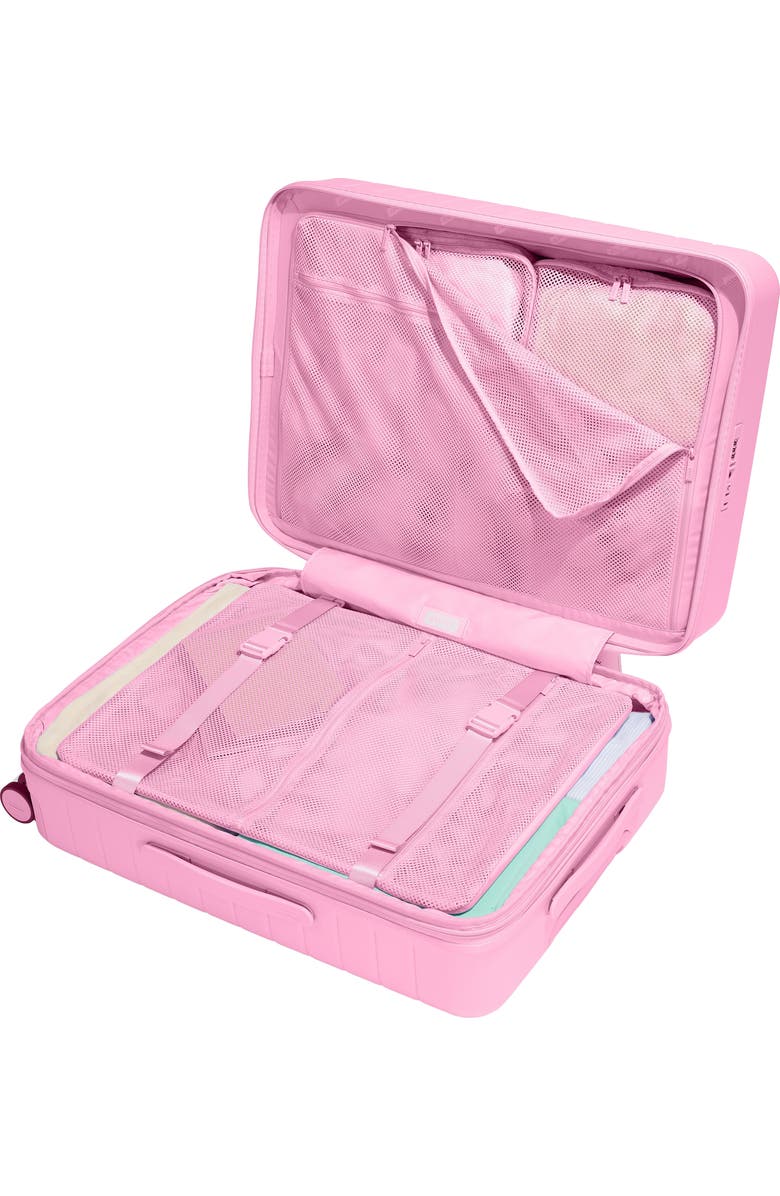 Away The Medium Checked Suitcase, Alternate, color, Mochi Pink
