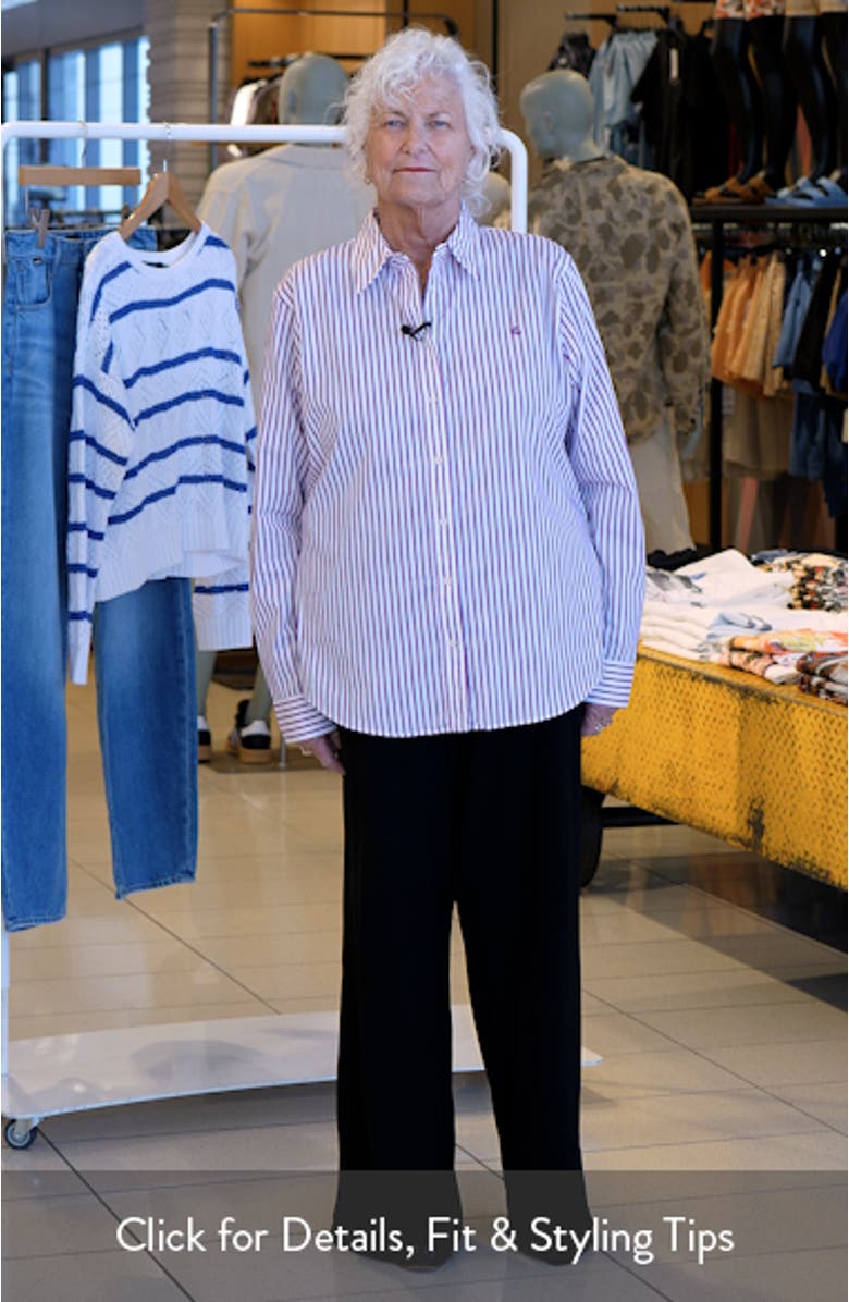 Stripe Classic Fit Cotton Button-Up Shirt, sales video thumbnail