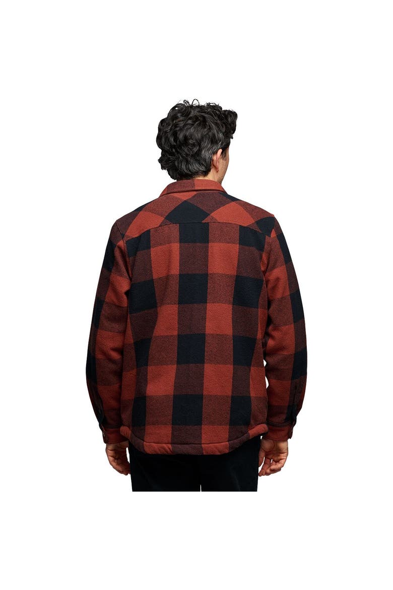 Project Lined Flannel - Men's, Alternate, color, Iron Red/Black