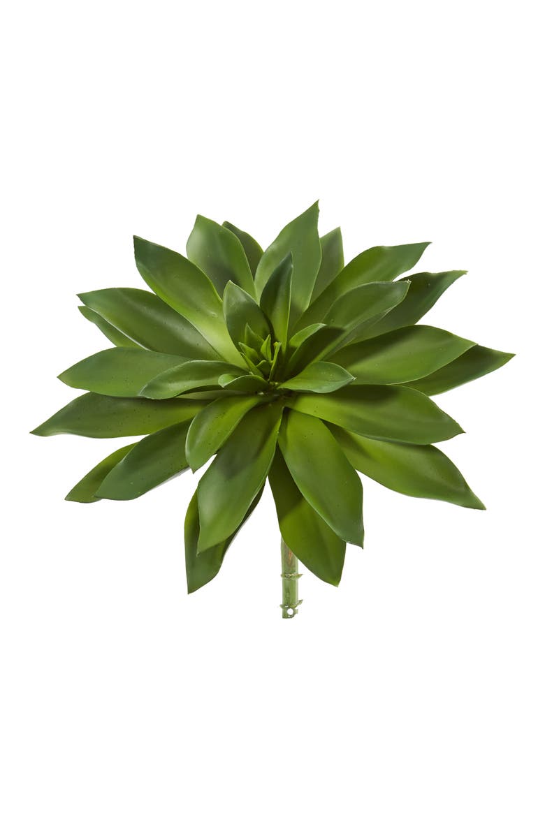 13-in Succulent Pick Artificial Plant, Main, color, Green