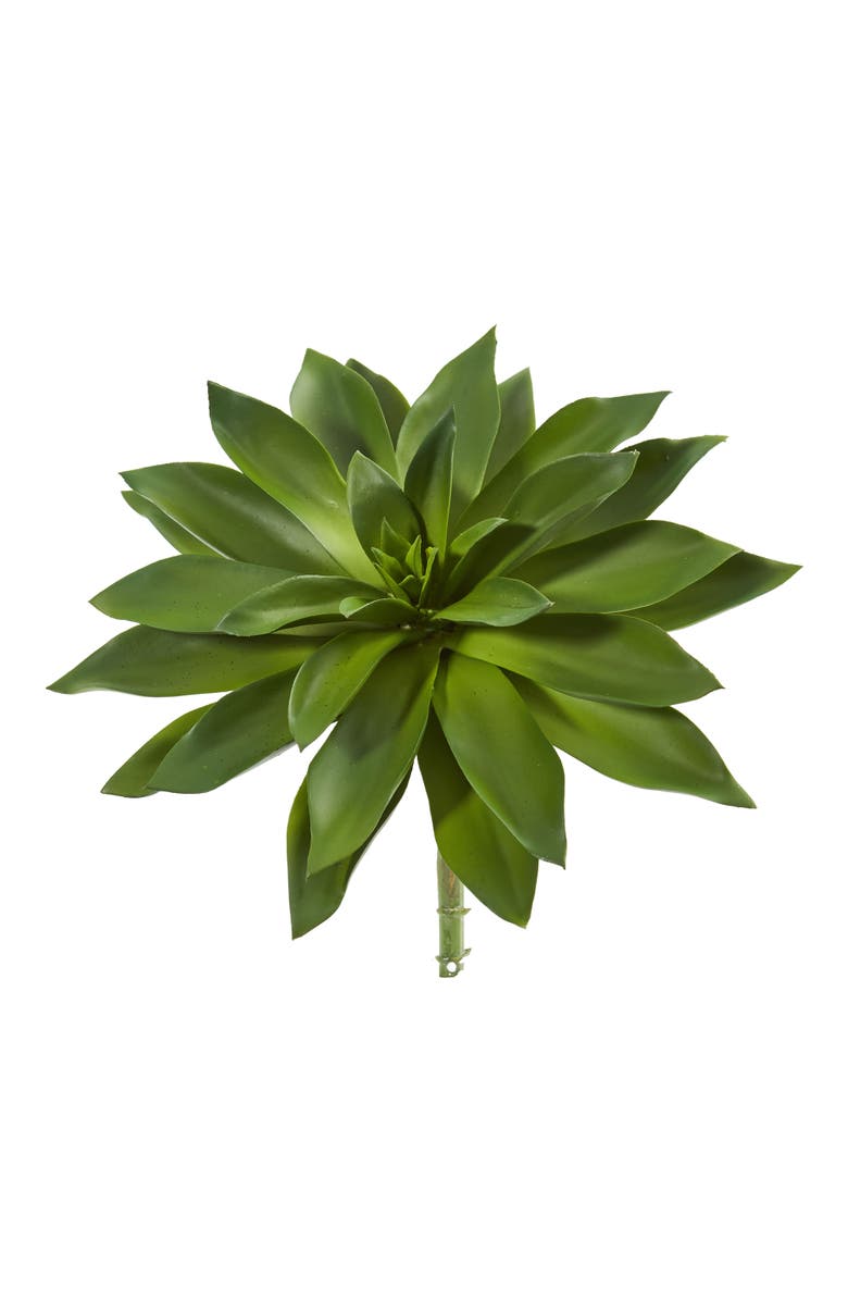 NEARLY NATURAL 13-in Succulent Pick Artificial Plant, Main, color, Green
