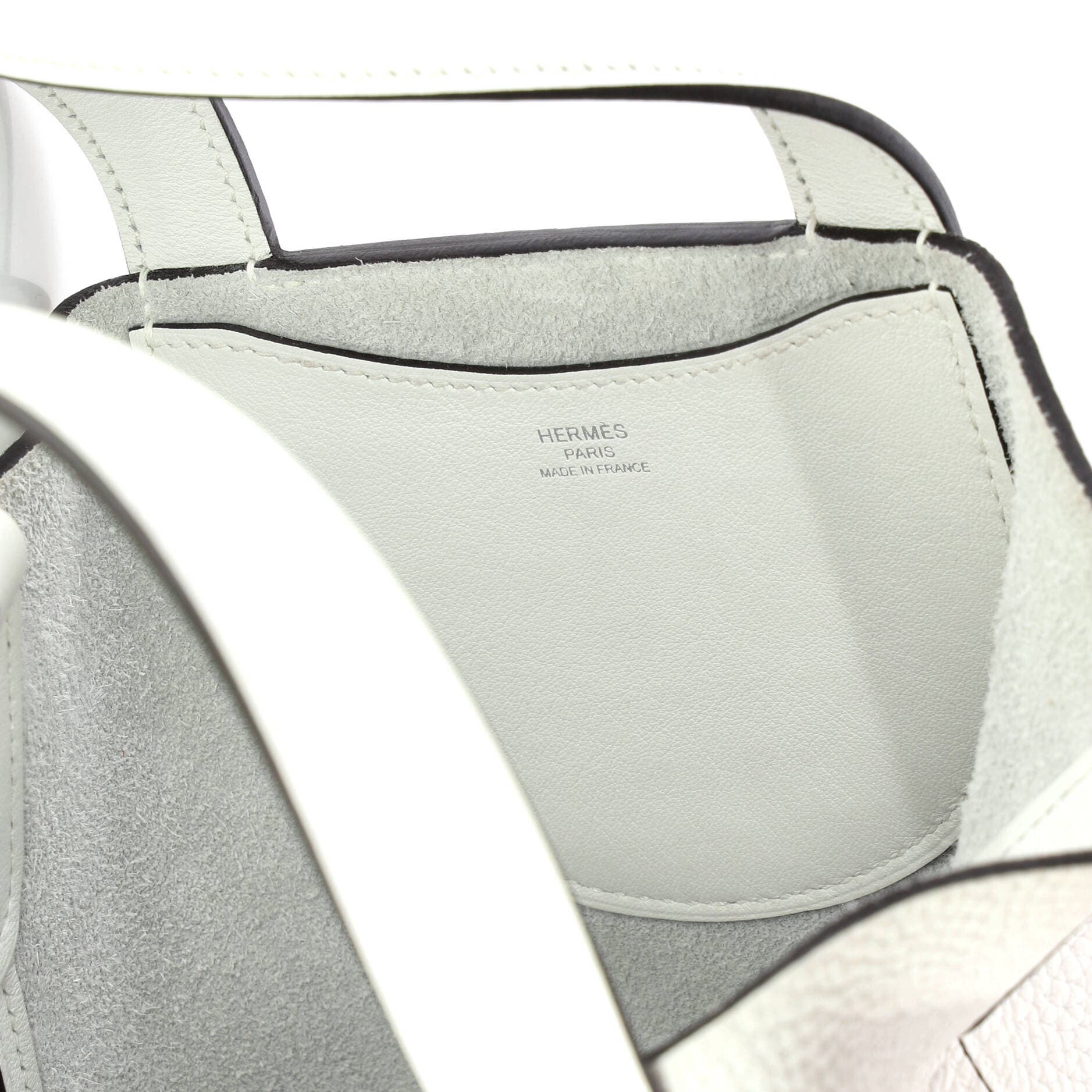 Pre-Owned Hermes In-The-Loop Bag Clemence with Swift 18, Alternate, color, New White