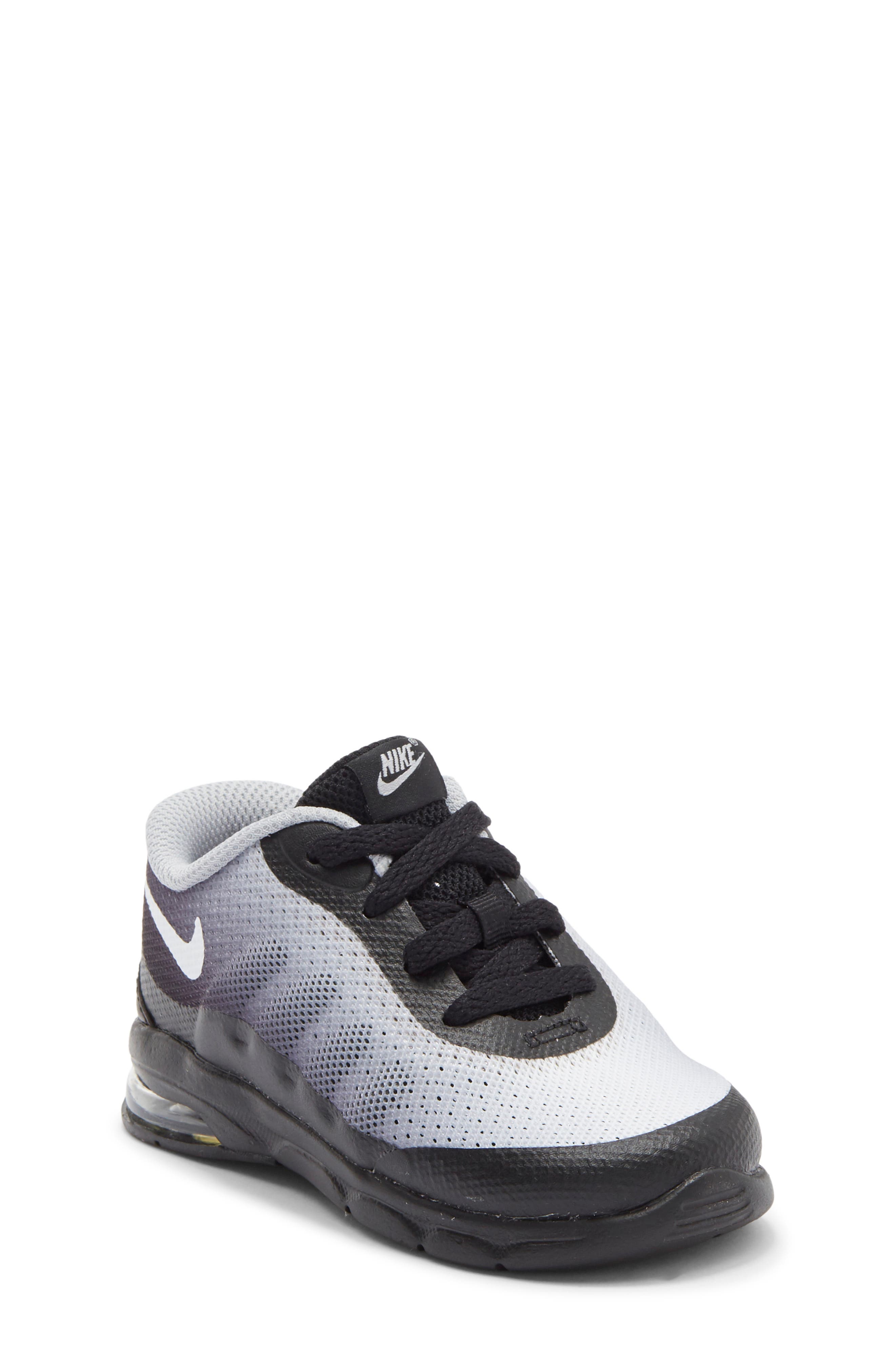 Nike Kids' Air Max Invigor Sneaker, Main, color, 001 Black/White