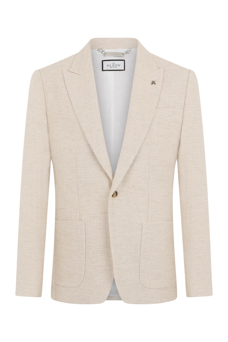 Linen  Blazer Gigolo Fit Men, Main, color, OffWhite