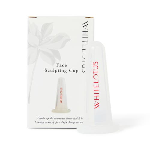 White Lotus Beauty Face, Eye & Body Sculpting Cupping Set In White