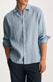 Mavi Jeans Regular Fit Linen Button-Up Shirt