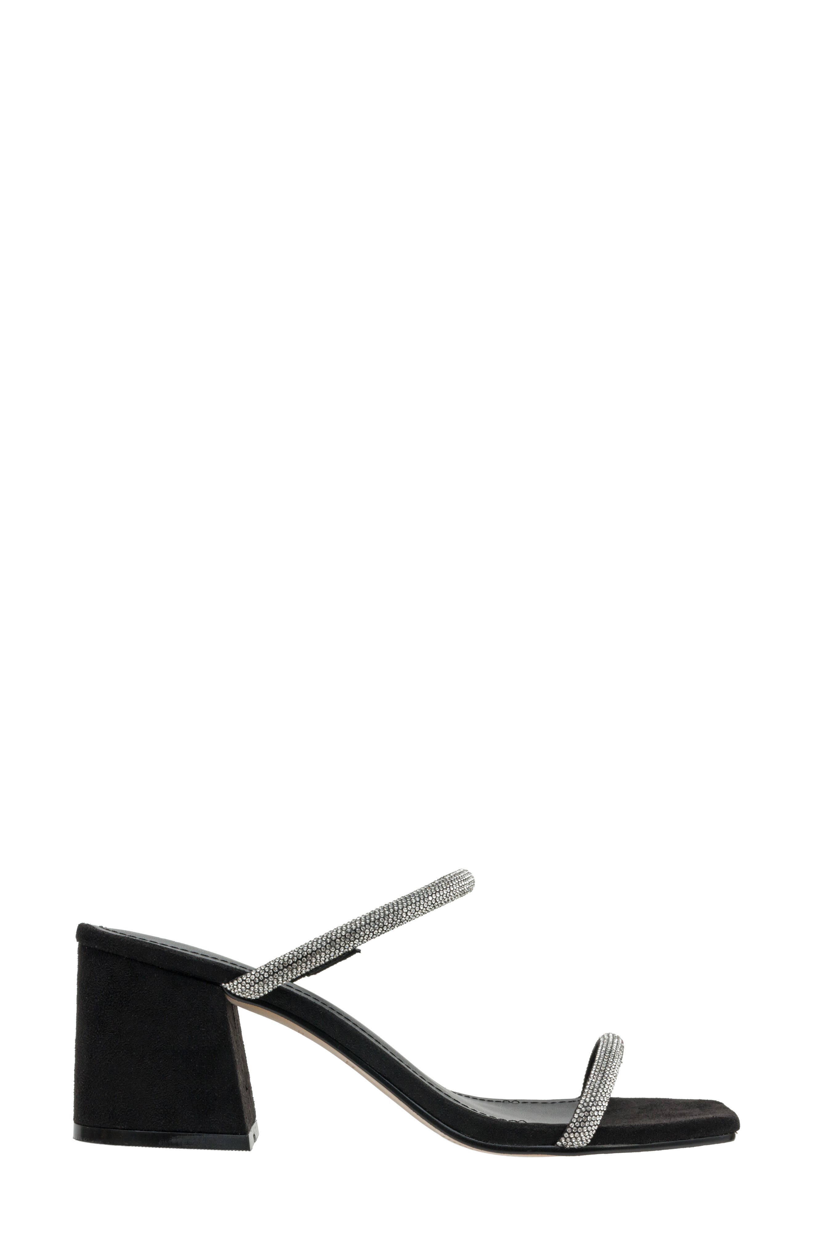 Lisa Vicky Mood Pavé Block Heel Slide Sandal, Alternate, color, 