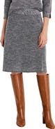 NIC+ZOE Tweed Stitch Knit Skirt