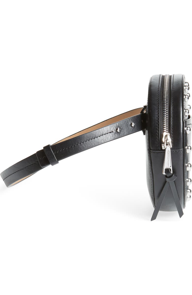 Rebecca Minkoff Studded Leather Belt Bag, Alternate, color,