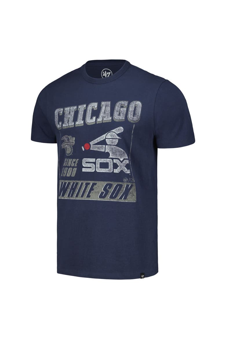 Men's '47 Navy Chicago White Sox Outlast Franklin T-Shirt, Alternate, color, Navy