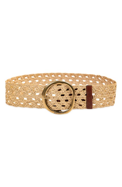 Woven Leather Belt