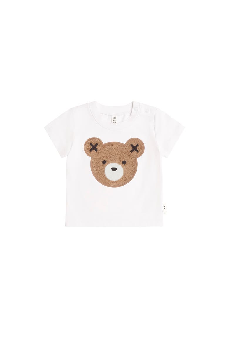 Furry Huxbear White Tee, Main, color, White
