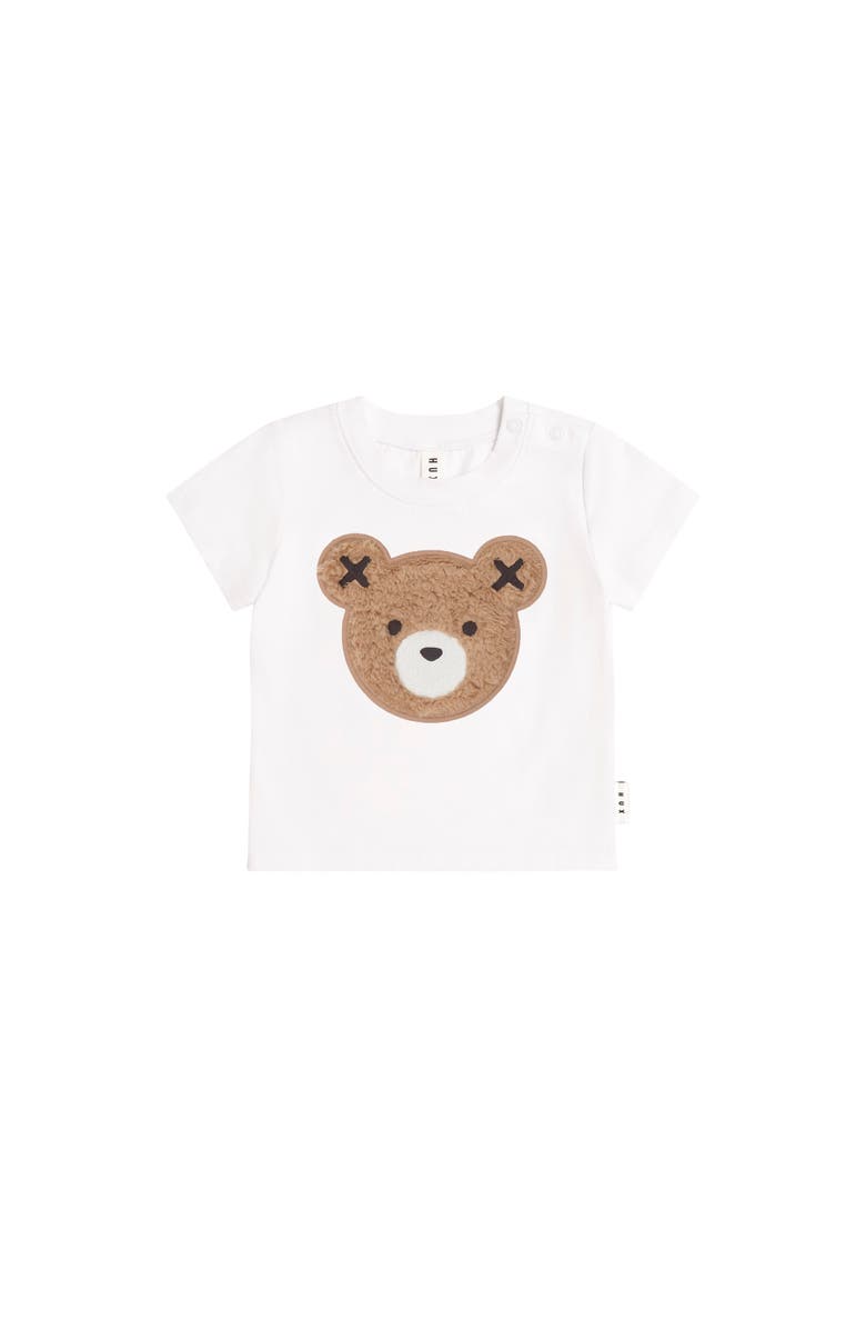 Huxbaby Furry Huxbear White Tee, Main, color, White