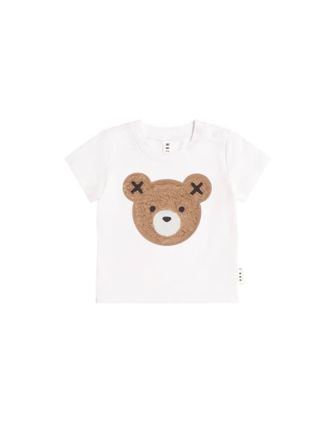 Furry Huxbear White Tee (Toddler, Little Kid, Big Kid)