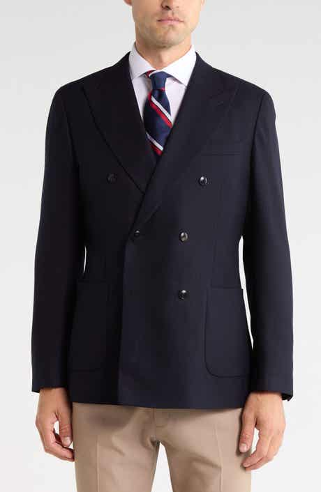 Oasis Double Breasted Wool Blend Sport Coat