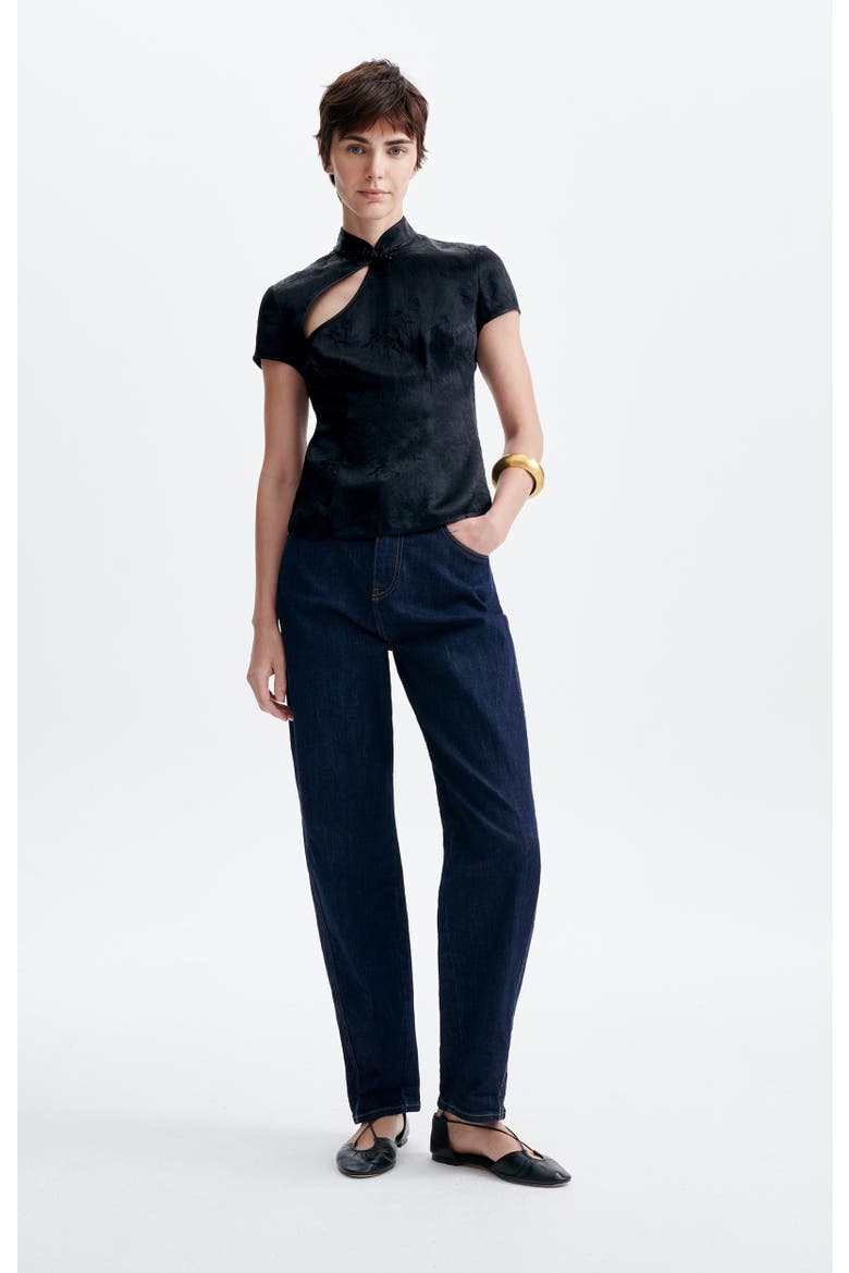 Asymmetric Top, Alternate, color, Noir