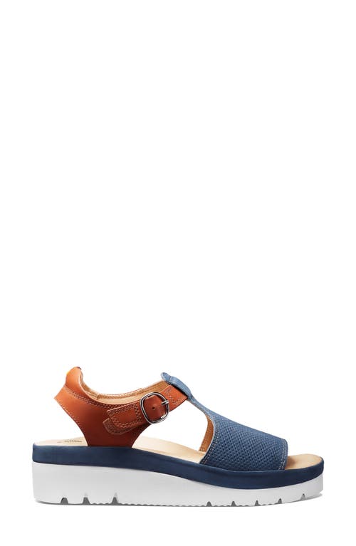 Samuel Hubbard Portola Sandal In Blue Nubuck