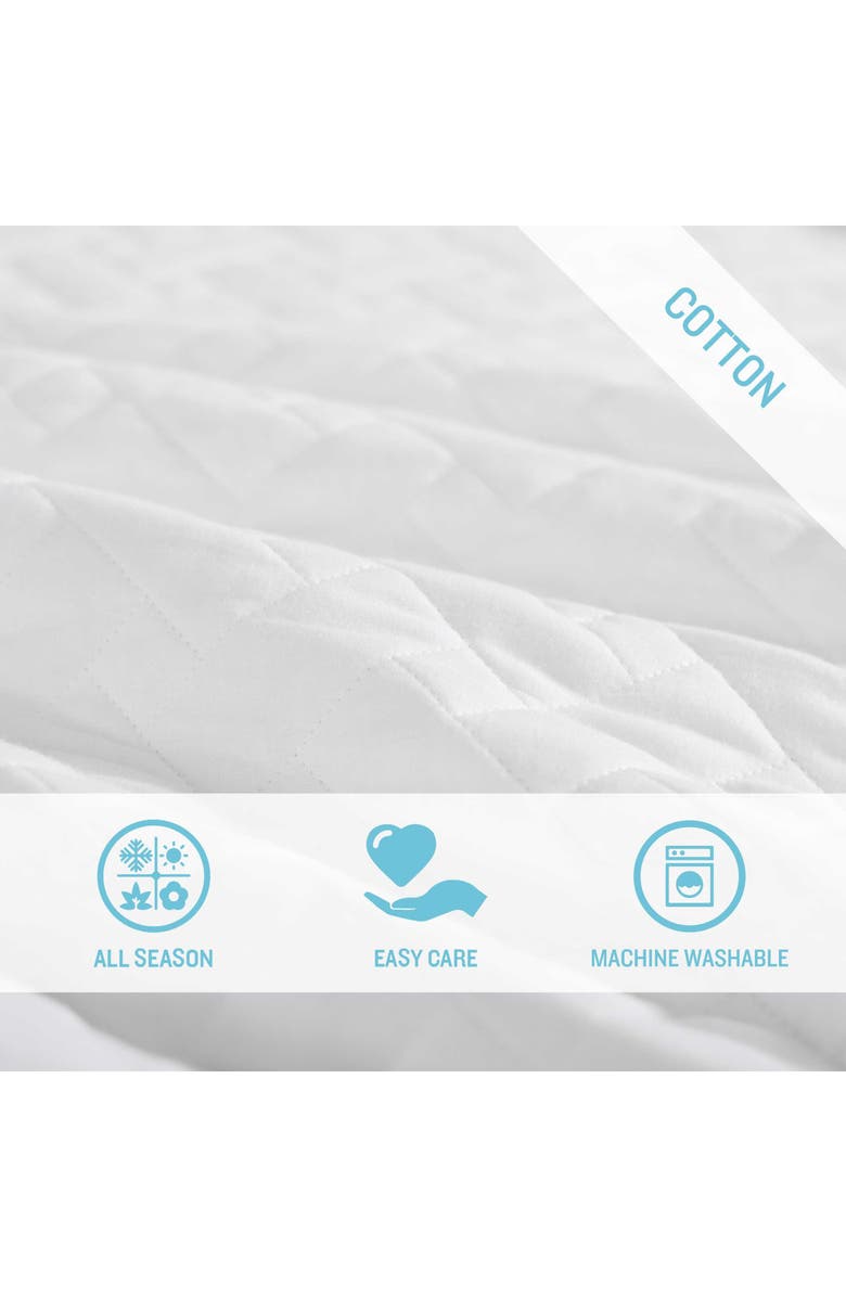 Tommy Bahama Solid Cotton Quilt & Sham Set, Alternate, color, White