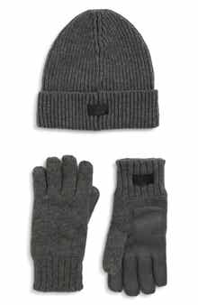 Knit Beanie & Gloves Set