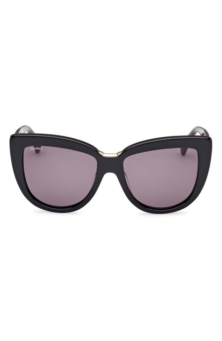 Max Mara Spark 55mm Polarized Cat Eye Sunglasses, Main, color,