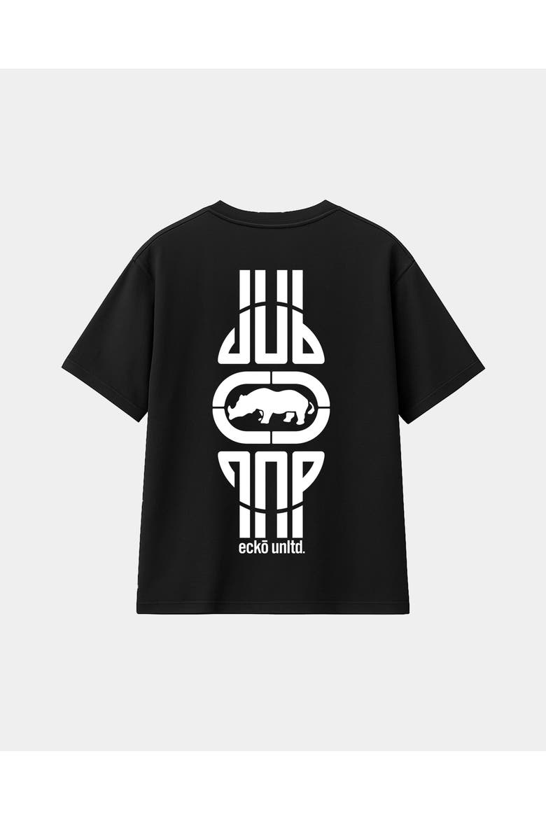 JDUB Rhino Print Tee, Alternate, color, Black