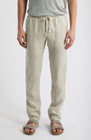ALEX CRANE Bo Linen Drawstring Pants