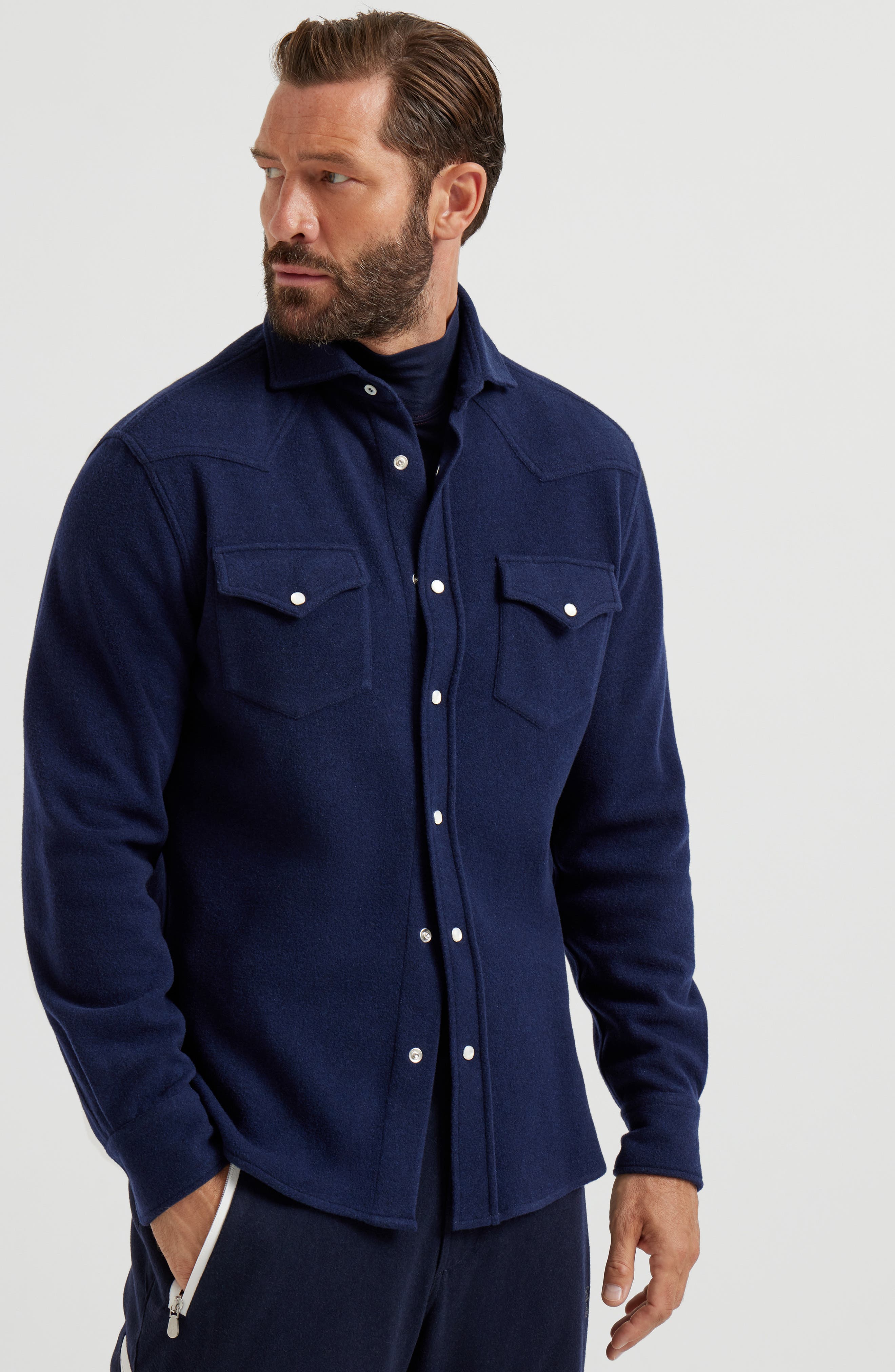 Shirt with snaps - image 2