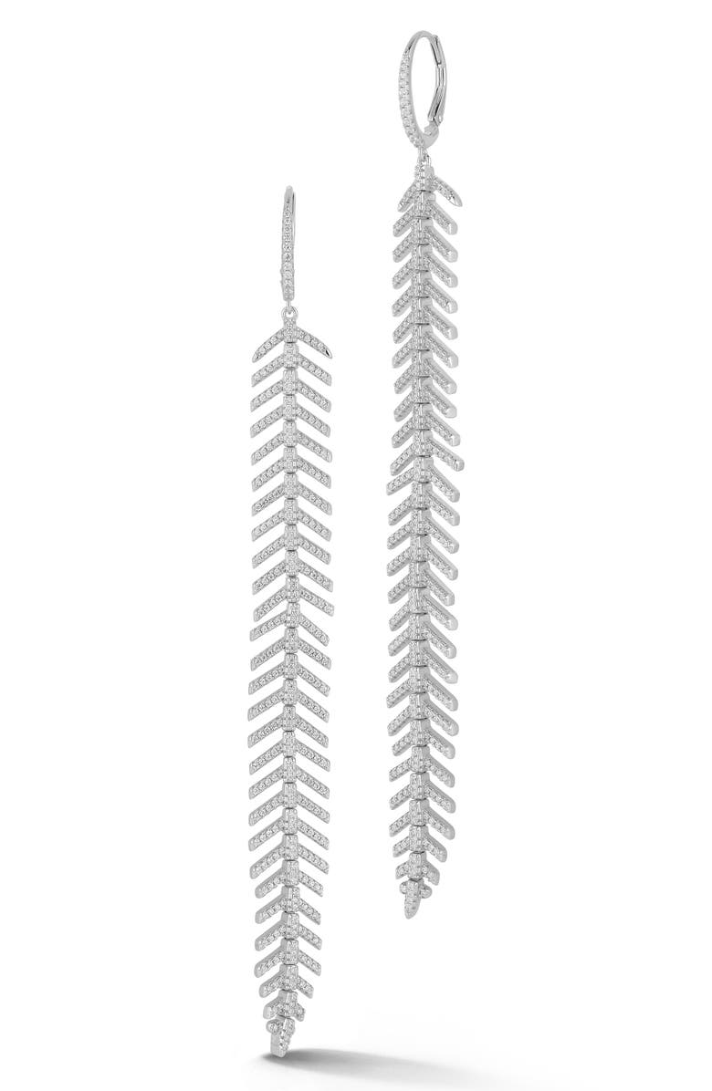 GLAZE JEWELRY Drop Earrings, Main, color, Silver