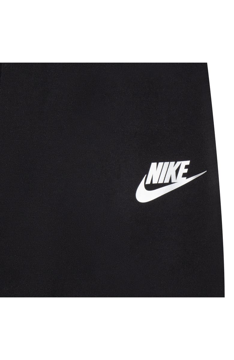 Nike Kids' Colorblock Puffer Vest, Logo T-Shirt & Fleece Joggers Set, Alternate, color, Black