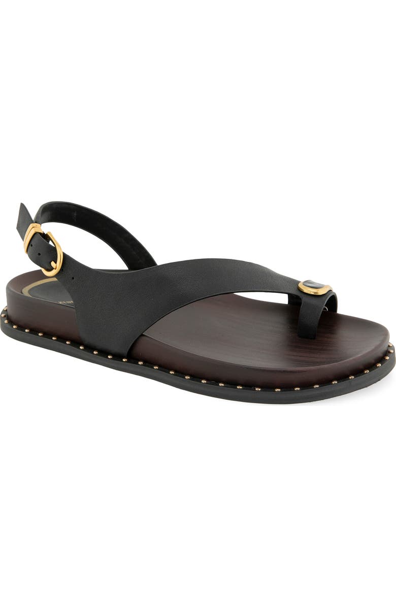 Kenneth Cole Dixon Sandal, Main, color, Black Leather
