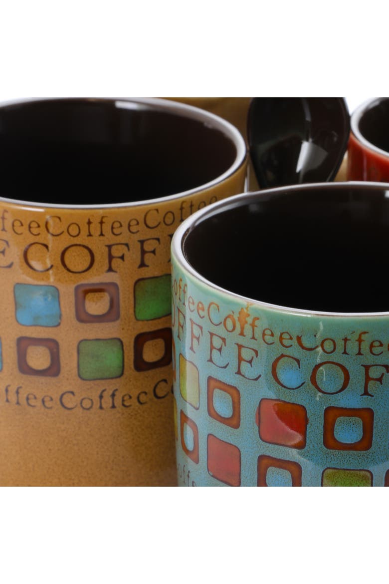 Cafe Americano 13oz Mug Set, Alternate, color, Assorted