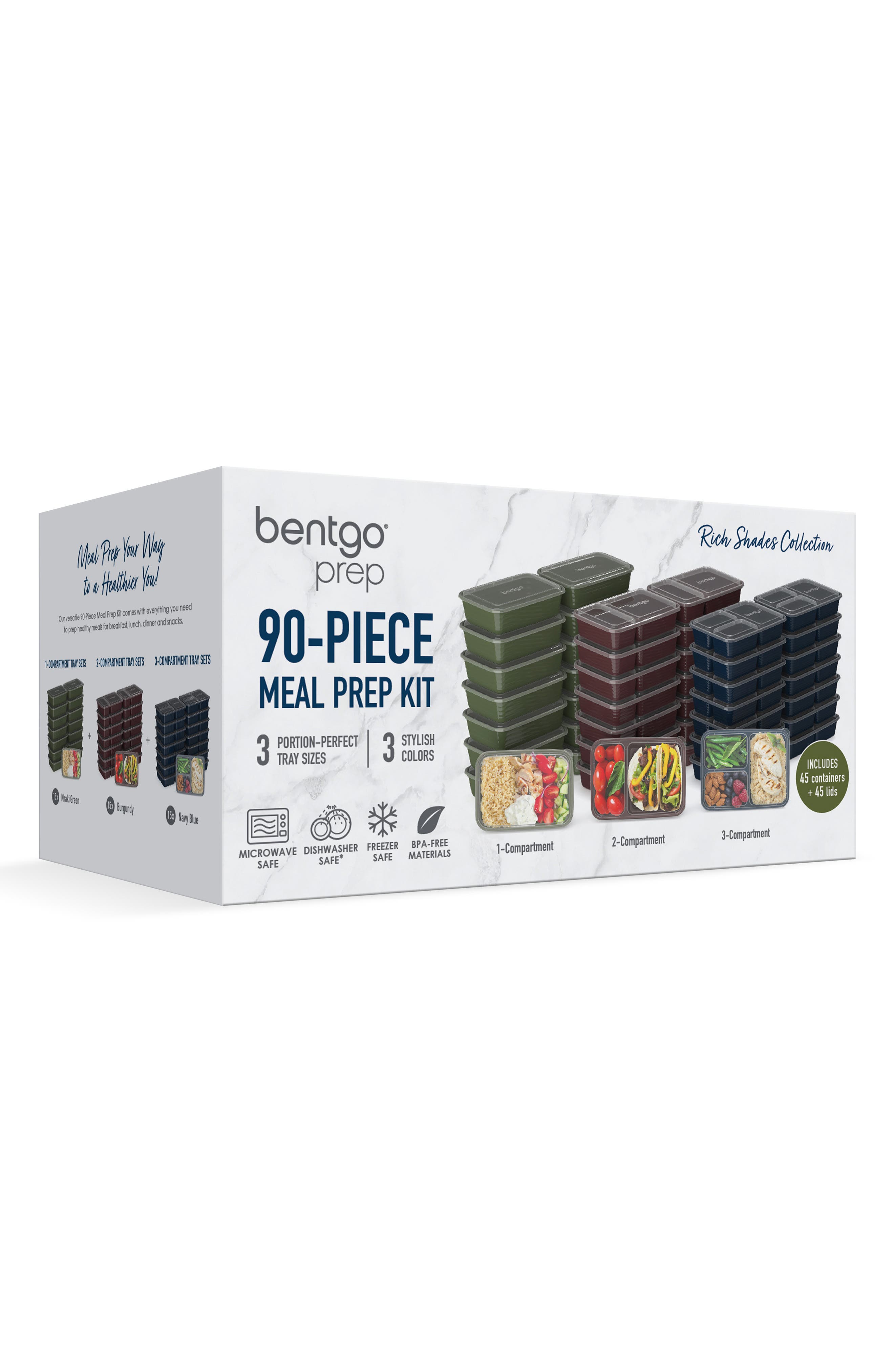 BENTGO 90-Piece Meal Prep Set