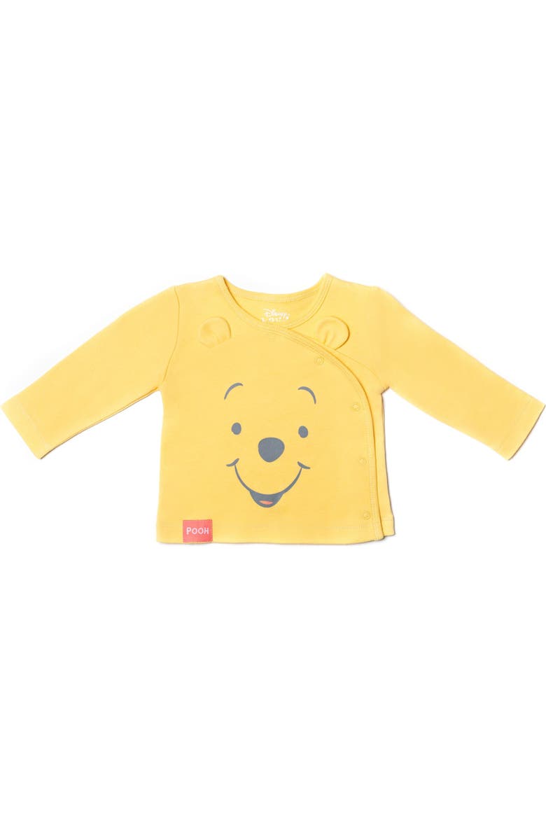 Winnie the Pooh Top and Footed Pants Set with Hat, Alternate, color, Winnie the Pooh Yellow