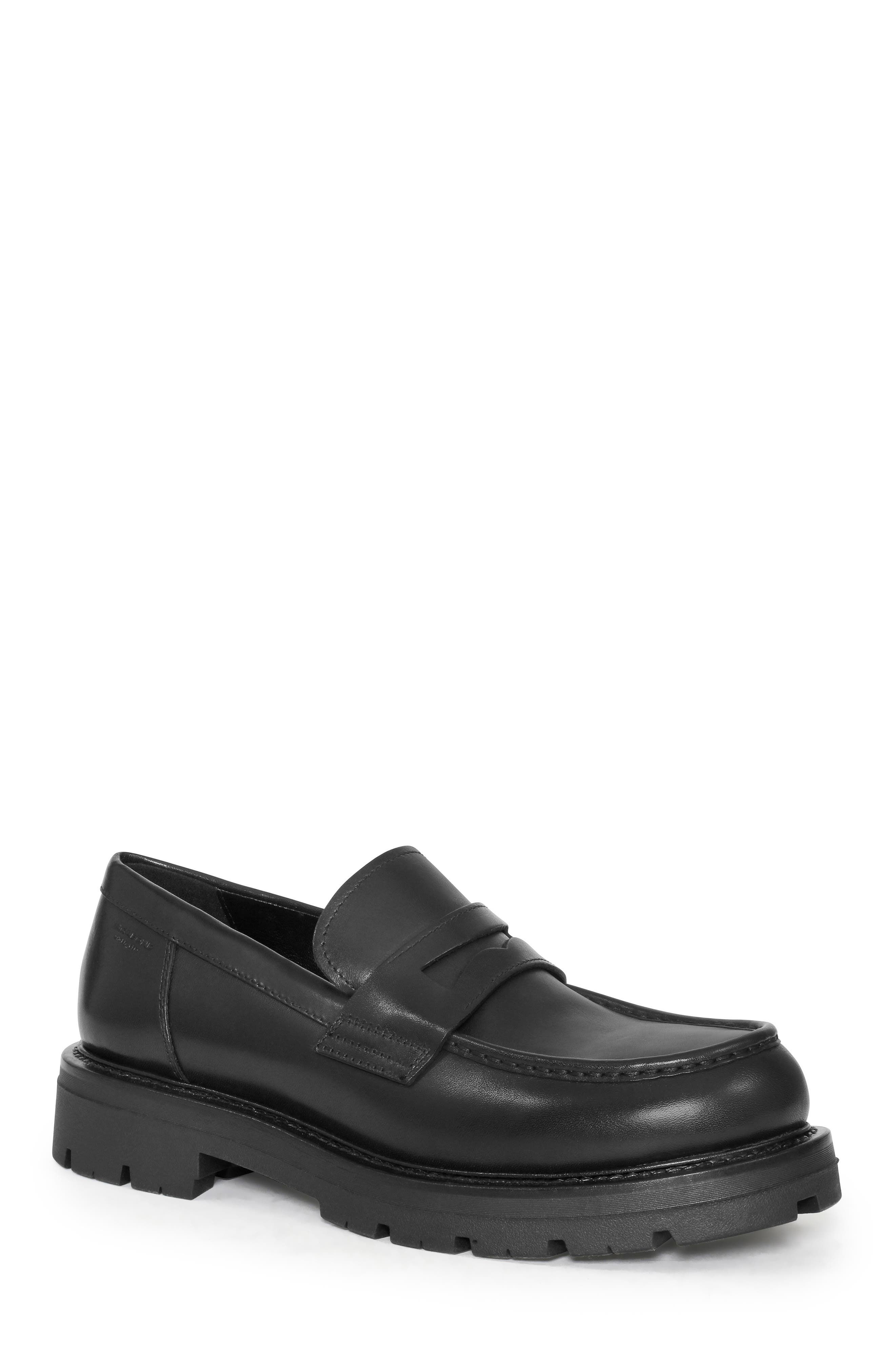 Vagabond Shoemakers Cameron Penny Loafer, Main, color, Black