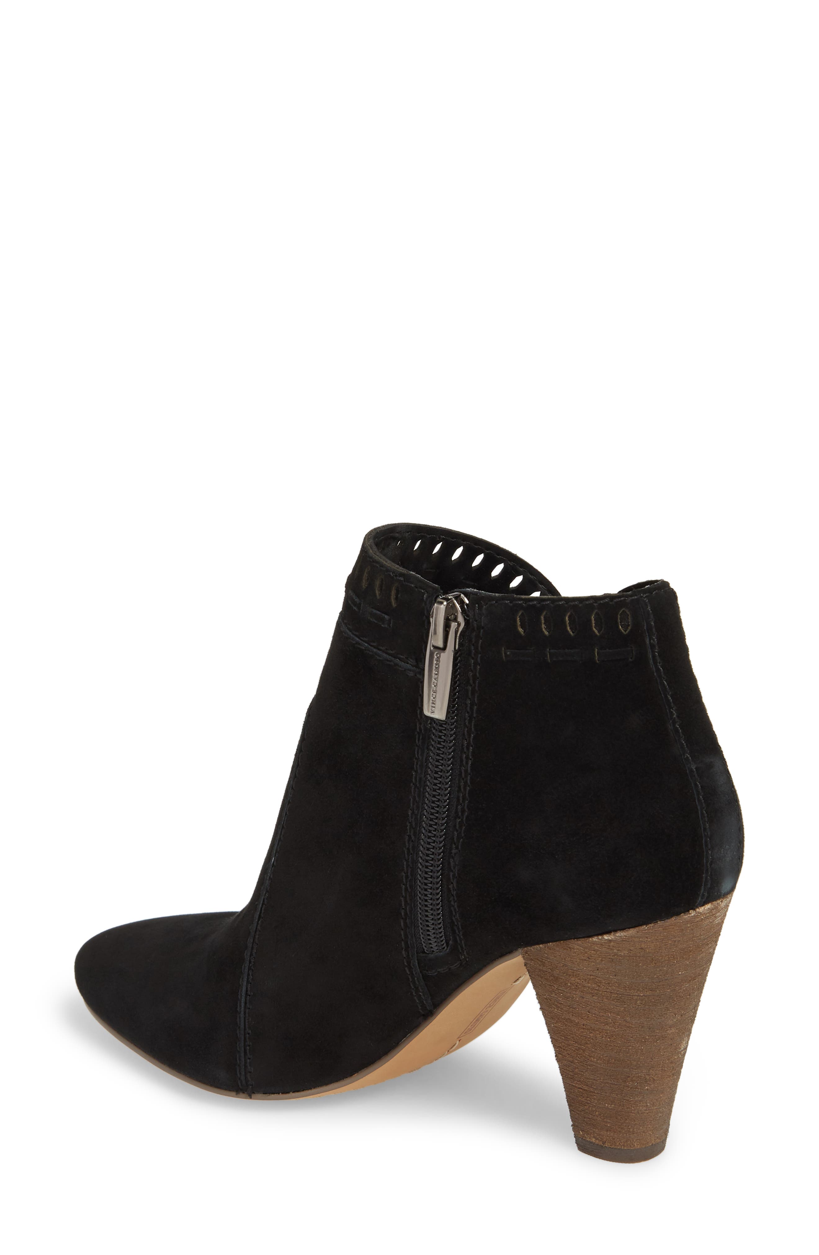 Reeista Bootie, Alternate, color, BLACK SUEDE